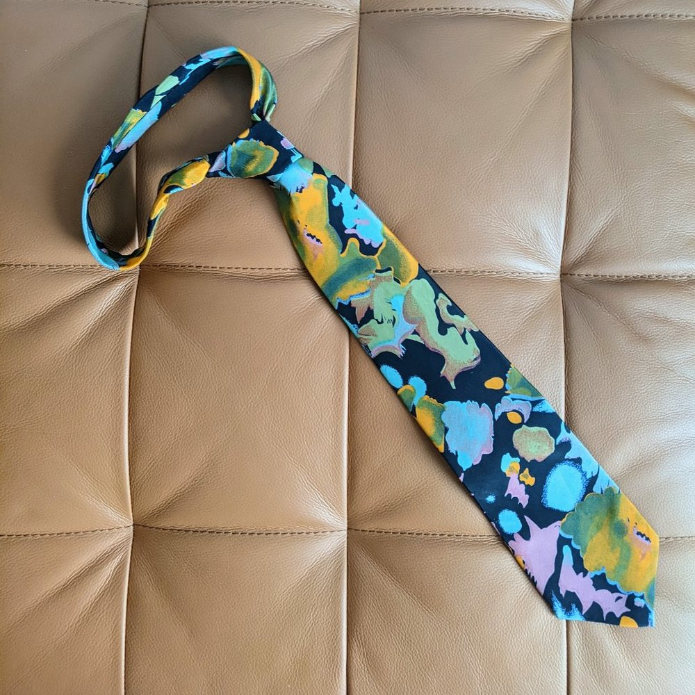 Vintage 1980s Abstract Tie (Stringbeans plus+)